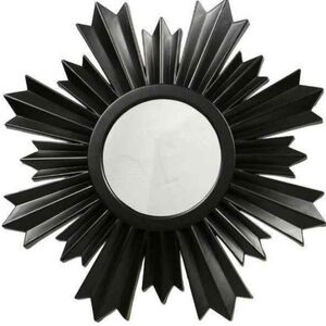 Special Moments Black/Dark Gray Starburst Mirror
